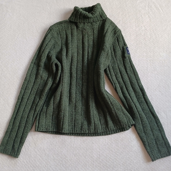 Abercrombie & Fitch Sweaters - a&f ♡ 90s lambswool blend sweater vintage abercrombie and fitch large y2k green
